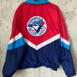 VINTAGE- 80'/90's Blue Jays Windbreaker- New Face- AMAZING!!!